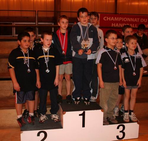 Le podium en -11ans<br> (Cliquer sur la photo pour agrandir)