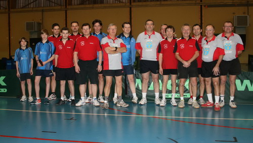 Les equipes avant le match<br> (Cliquer sur la photo pour agrandir)