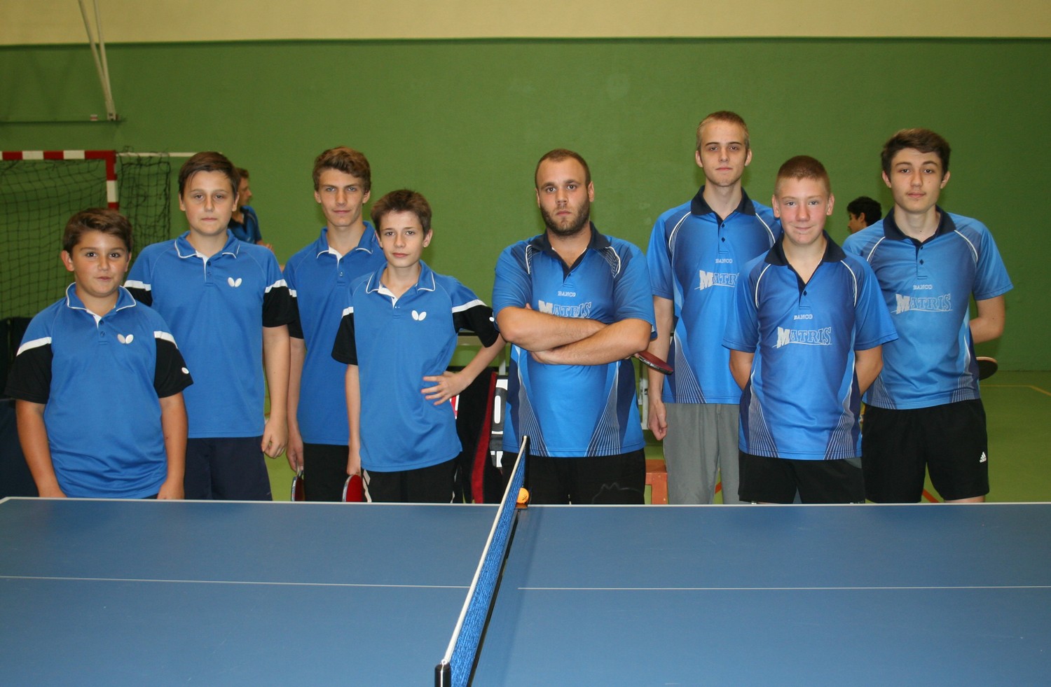 Les equipes de Chagny TT 3 et ST REMY TT 5