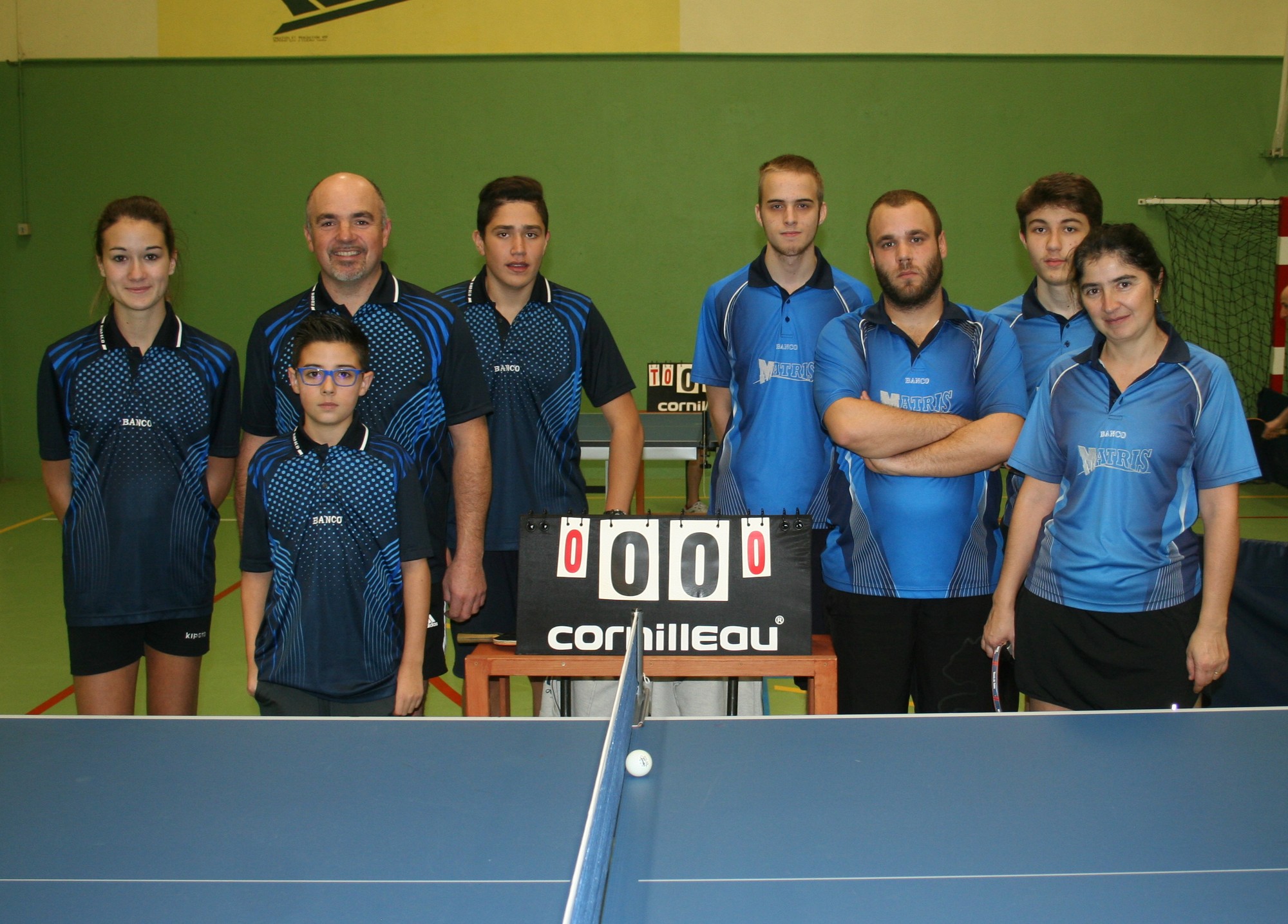 Les equipes de Chagny TT 3 et FC GUEUGNON 4