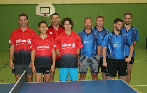 Les equipes de Chagny TT  et DIJON TT 2