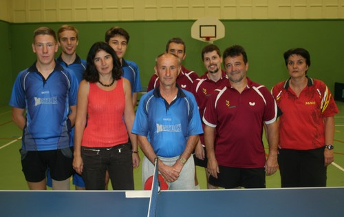 Les equipes de Chagny TT 3 et VAILLANTE AUTUN 3