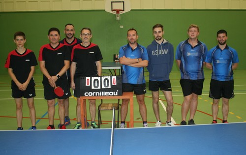 Les equipes de Chagny TT1 et VILLENEUVE 1