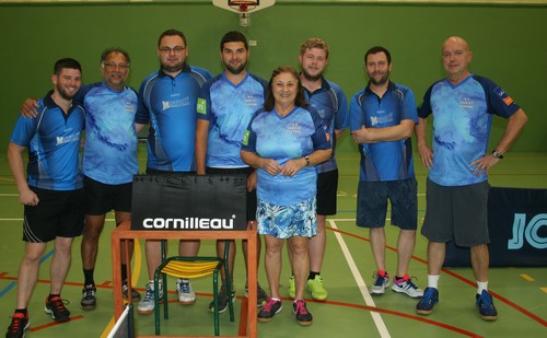 Les equipes de Chagny TT1 et GAZELEC AUXERRE 3