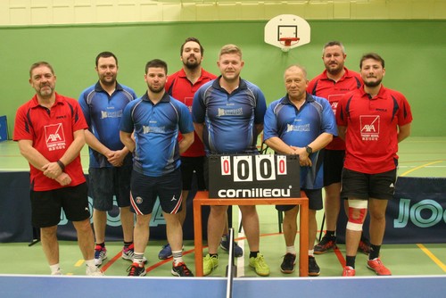 Les equipes de Chagny TT1 et FF BEAUNE 1