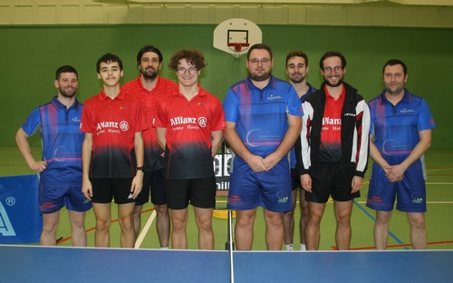 Les equipes de Chagny TT1 et DIJON TT 2