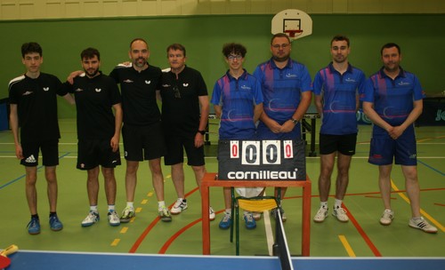 Les equipes de Chagny TT1 et CL MARSANNAY 2