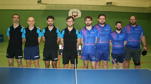 Les equipes de Chagny TT1 et MACON TT 1