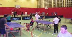 Le tournoi au gymnase du CHAGNY TT